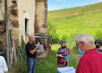 Manu, médiateur patrimoine au site Ospitalea Irissarry au Pays basque