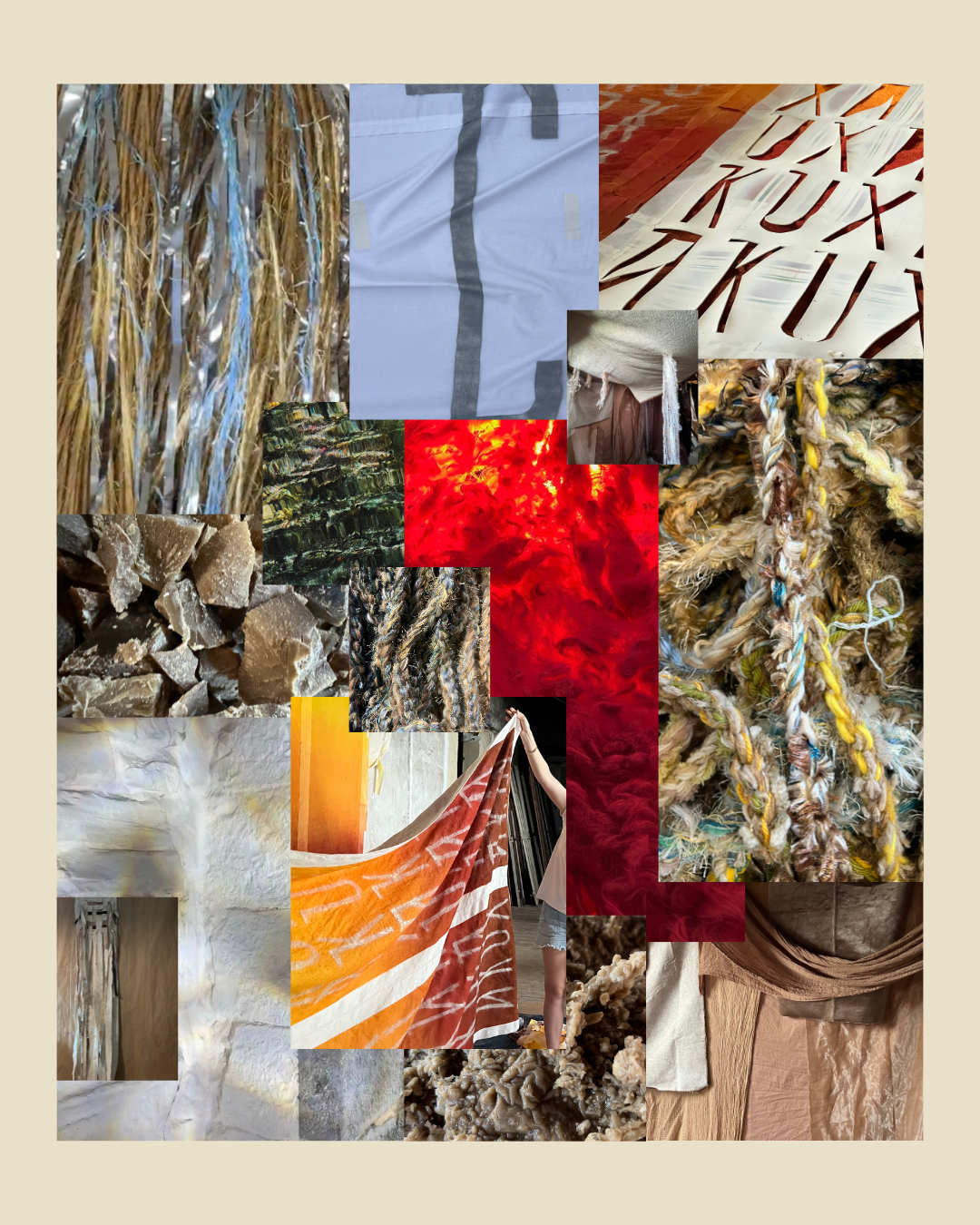 Mood board matières